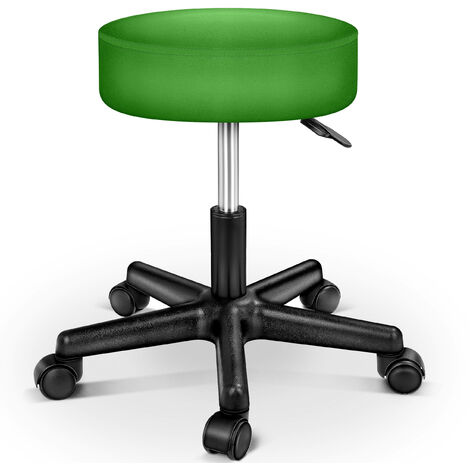 TRESKO tabouret de travail bar bureau tabouret à roulettes siège pivotant
