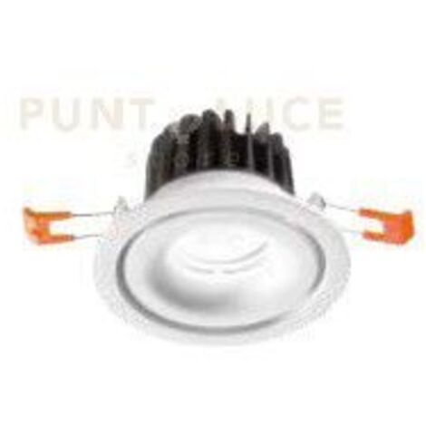 TRESOR FARETTO DA INCASSO LED 12W 3000K 895LM IP20 BIANCO  D.10,7CM