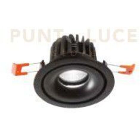TRESOR FARETTO DA INCASSO LED 12W 4000K 925LM IP20 NERO  D.10,7CM