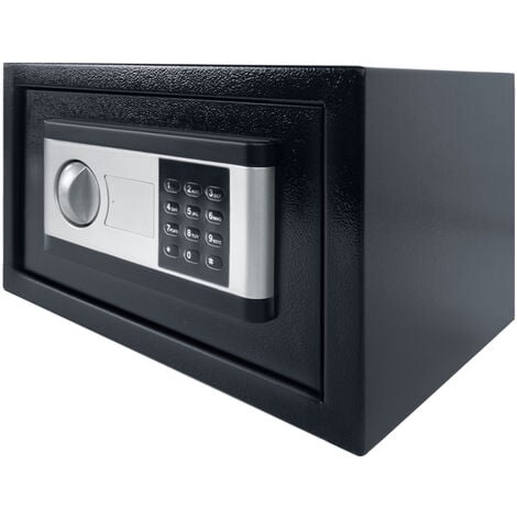 Xcase Sicherheits-Stahl-Geldkassette mit Euro-Münzzählbrett und