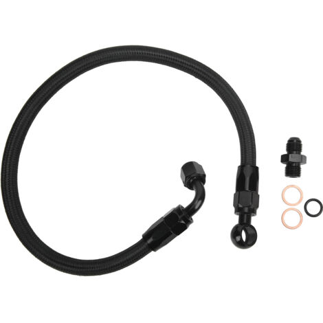 Tresse de ligne de carburant noire de remplacement pour Acura Integra B D Series D15 D16 B16B B16A B18C D16