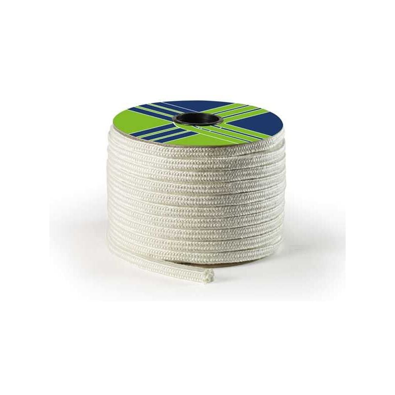 Tresse de Verre carrée Blanche - Au mètre linéaire 20 x 20 mm