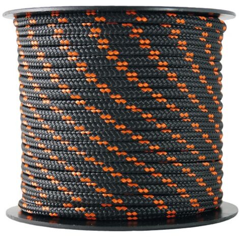 Tresse polyester polyamide 3 mm x 25 m – Résistance 200 kg – Pour nautisme, camping, bricolage – Excellente résistance à l'abrasion – Chapuis