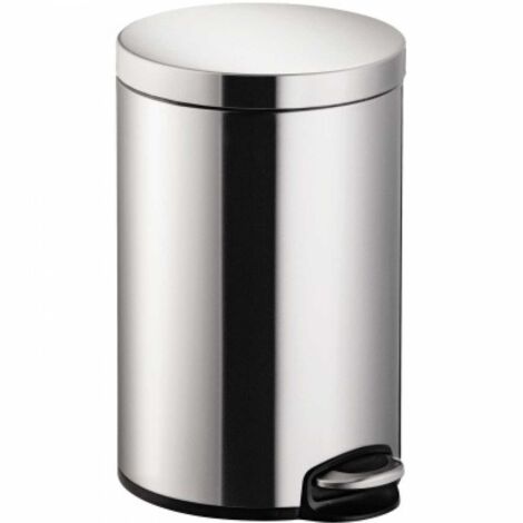 Tretabfalleimer the silent Classic 25 x 40 cm (D. H) 12l Edelstahl silber