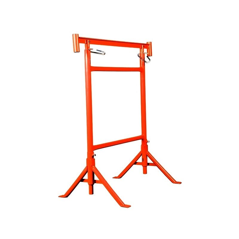 Tréteau de maçon Ø 49 mm de 0.80 à 1.30 m peint pieds pivotants