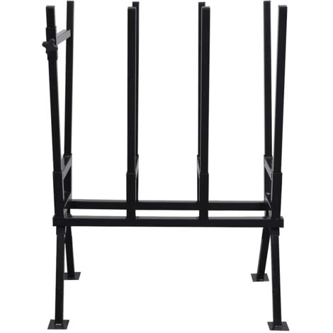 Tréteau enduit de poudre noir pour travail en bois CFW706633