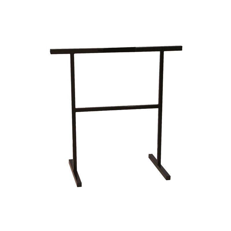 Cqfd - treteau métallique solid noir 74 x 74 cm