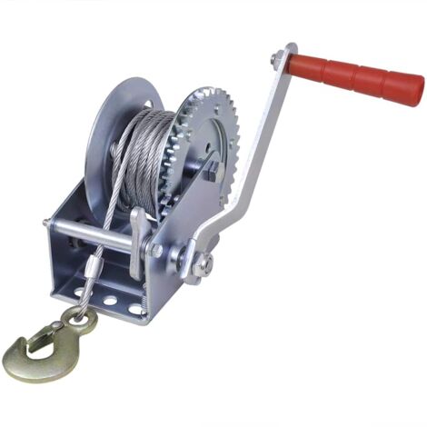 Treuil à main 540 kg vidaXL