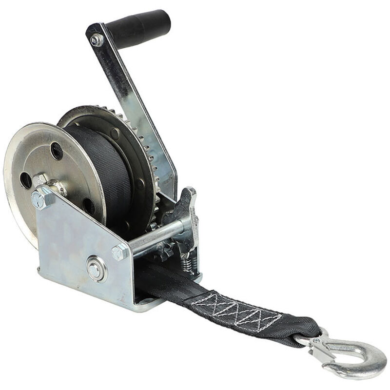 Treuil à manivelle bidirectionnel, treuil manuel trempé, machine nue 1000 / 1200lbs couleur galvanisée