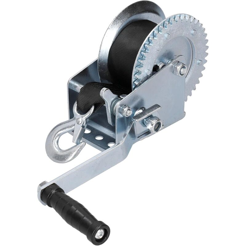 Treuil de bateau manuel de 1200 livres, treuil de manivelle avec treuil de câble manuel de 8 mètres