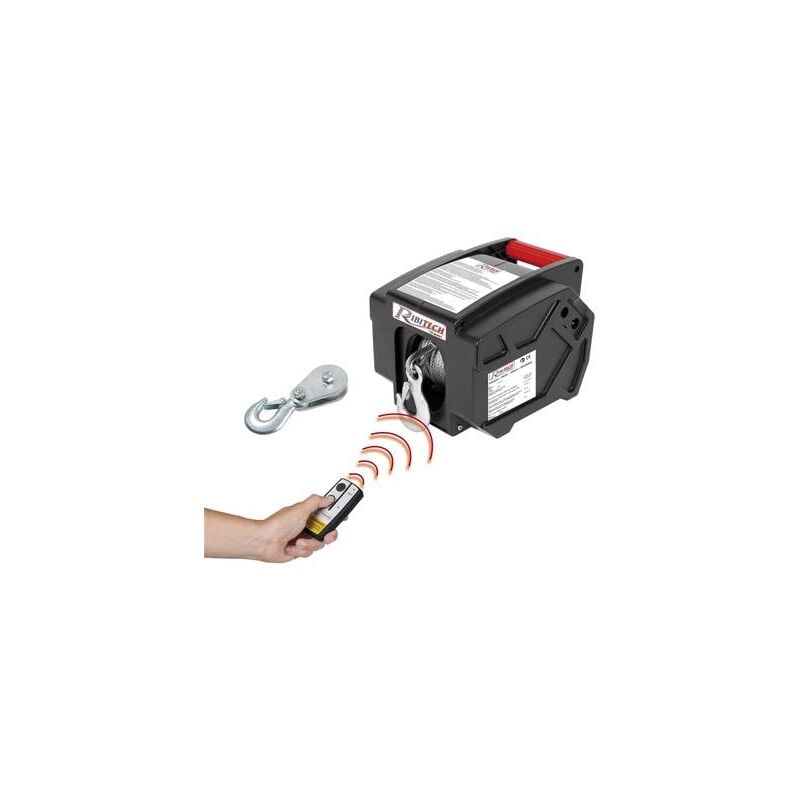 Treuil électrique mobile 12V 25A 300W