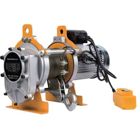 Treuil électrique capacité 800 kg 30 mètres  avec télécommande, boîtier en aluminium, treuil professionnel  hauteur de levage 30 m