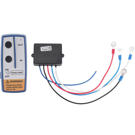 Treuil électrique télécommande sans fil système de contrleur 12V interrupteur d'alimentation pour véhicule tout-terrain
