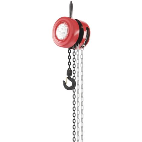 Treuil Manuel 1T Mini Palan à Chaîne Hauteur 3m, Crochet Rotatif 360° Sécurisé pour Ateliers/Chantiers (Acier Inoxydable Anti-Rouille)