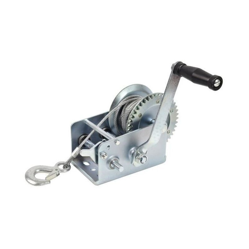 Treuil manuel à câble 1100 kg à 2 vitesses