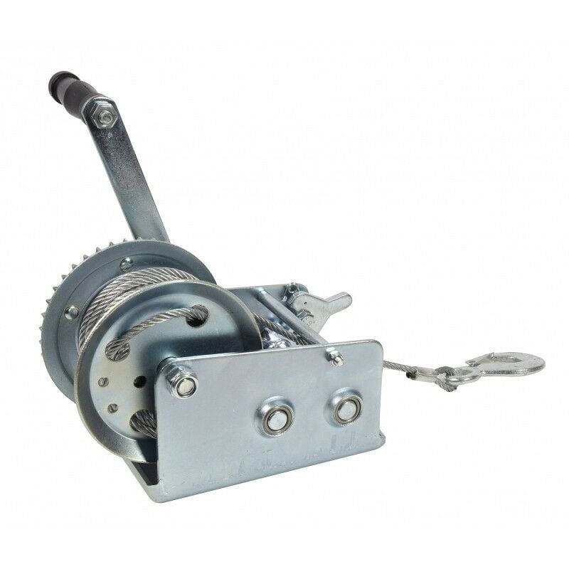 Treuil Manuel Tambour 1100Kg - Cable de 10m - Autobest