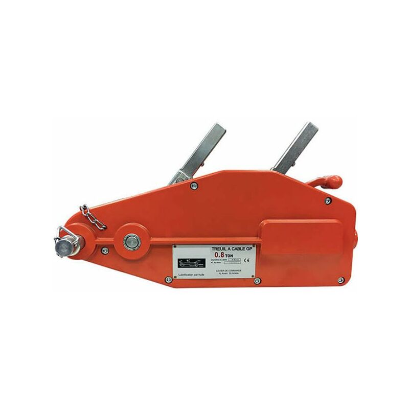 Treuil Trifor acier manuel à câble sans fin - capacité maximum 800kg - GP08