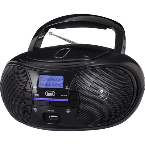 METRONIC RADIO CD PORTATILE CON LETTORE CD USB RADIO AM/FM