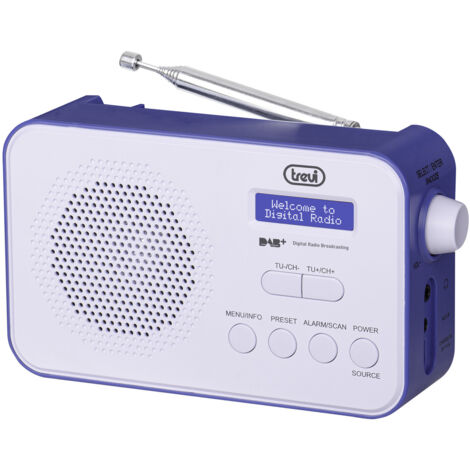 Trevi DAB 7F92 R Laptop Digital Blue, White