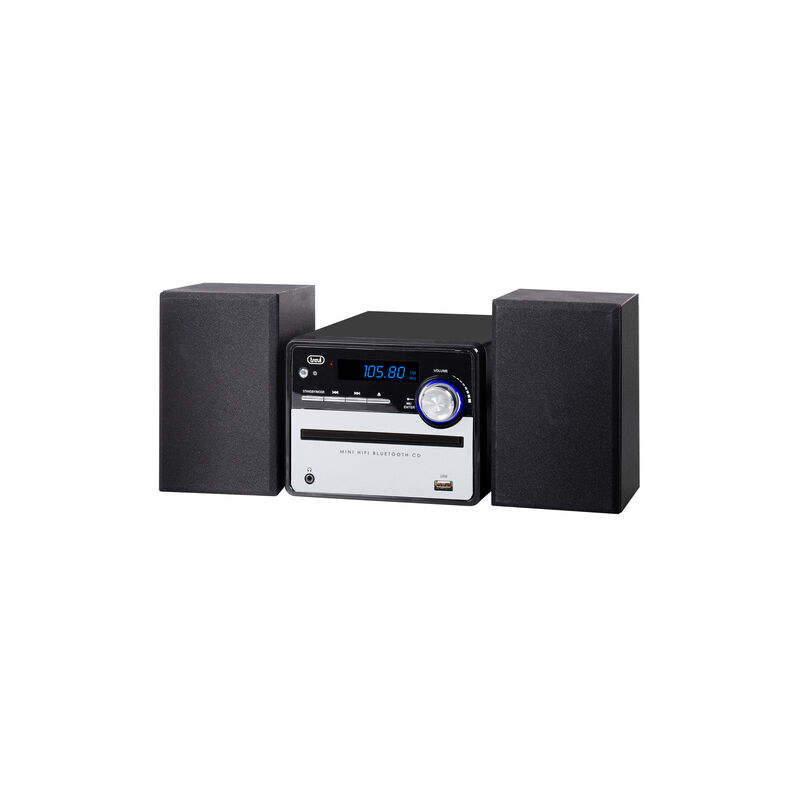 Image of Trevi - hcx 10F6 Mini impianto audio domestico 20 w Nero, Argento