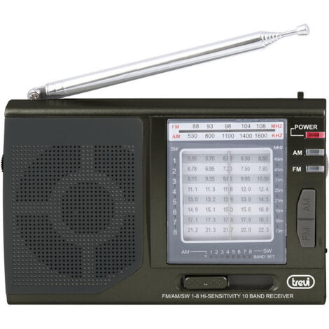 Trevi MB 728 Portátil Analógica Negro - Radio (Portátil, Analógica, Am, FM, SO, 87,5-108 MHz, 520-1620 kHz, 8,55-22,3 kHz)