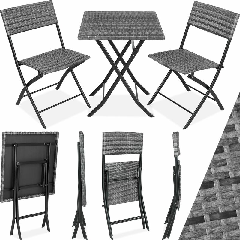 Garden Furniture Set Trevi - Garden Tables And Chairs, Garden Furniture Set, Outdoor Table And Chairs - Grey