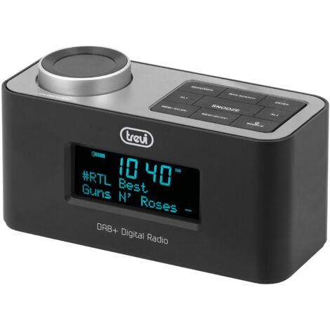 Trevi RC 80D6 DAB Tragbar Analog & Digital Schwarz, Silber