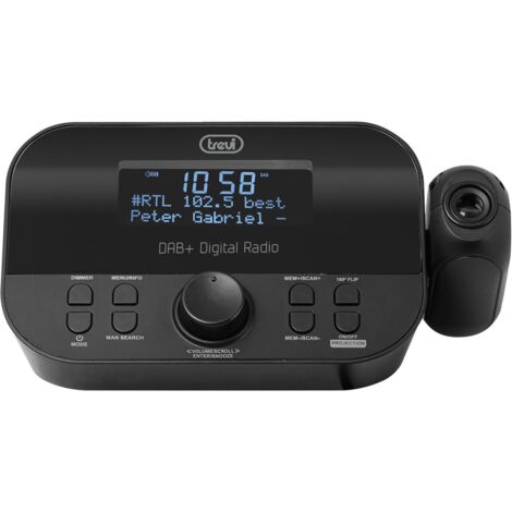 Trevi RC 85D8 DAB Sveglia digitale Nero