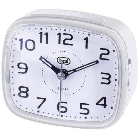 Trevi SL 3054 - Orologio Sveglia al Quarzo Bianco