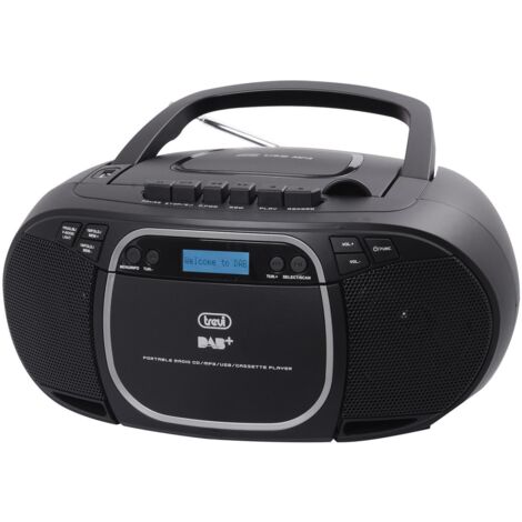 TREVI Stereo Portatile Boombox Cd Dab Dab+ Usb Cassetta Aux-In Trevi Cmp 576 Dab