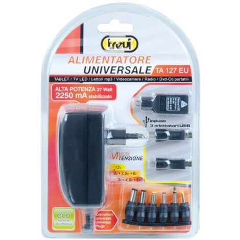 Trevi TA 127 E adaptateur de puissance & onduleur Intérieure Noir