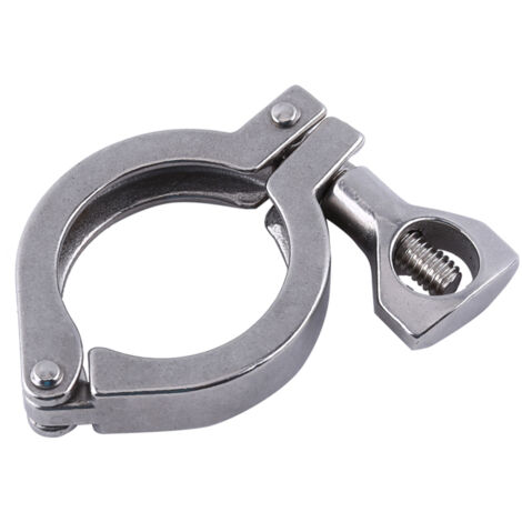Tri-Clamp-Verschraubung 50,5 mm aus Edelstahl 304 für hygienische Verbindungen