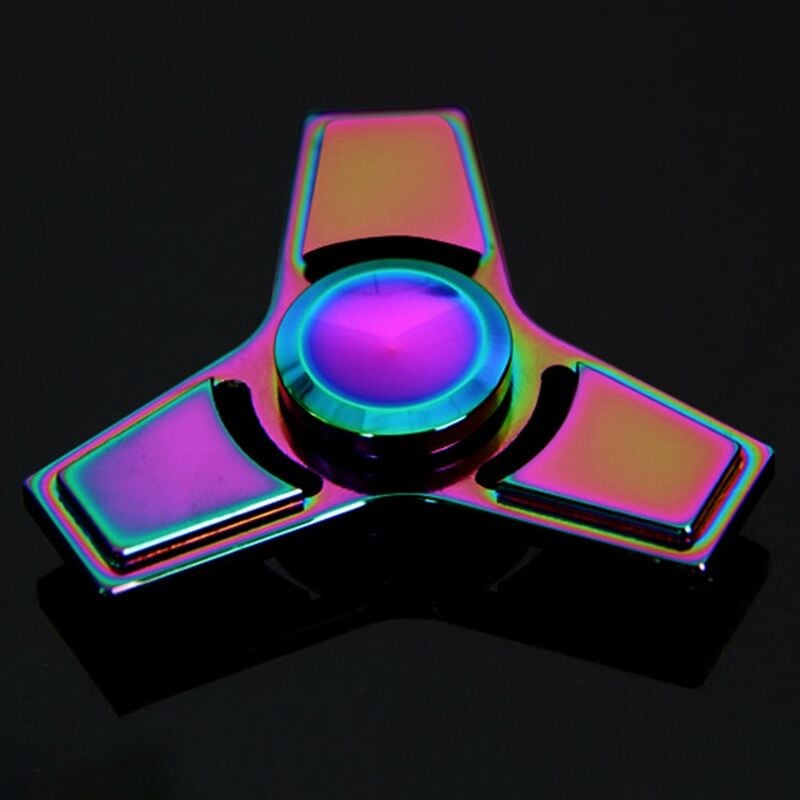 

Tri Fidget Triangle Spinners Mano Dedo Spin Toy Metal Aleacion de aluminio 608 Teniendo Rainbow Color Focus Escritorio Juguete Anti estres Regalos