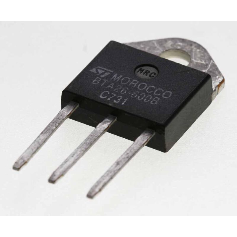 

Triac 25Amp 600V 50mA TOP3 BTA26-600BRG