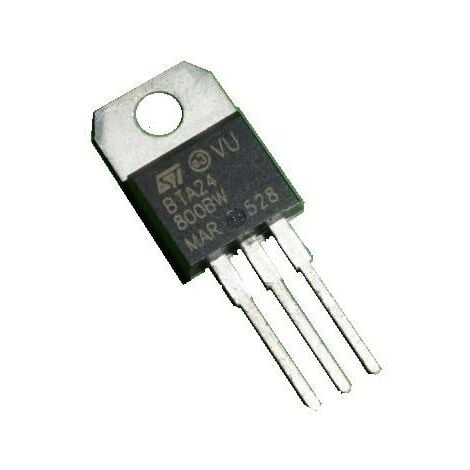 ST MICROELECTRONICS Triac 25amp 800v 50ma To220-3 Stm Bta-800bwrg Bta24-800bw