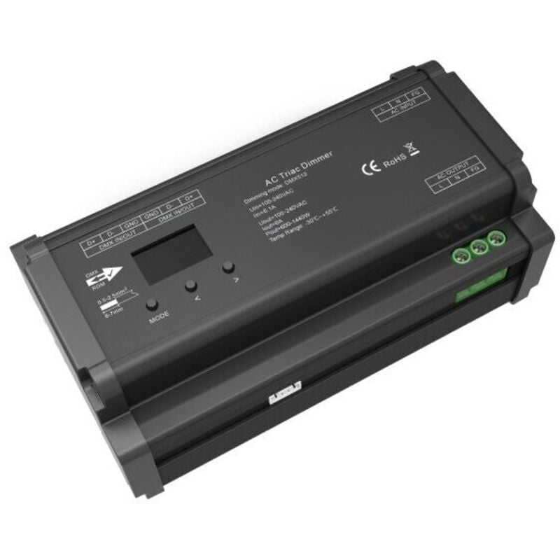 Triac Dimmer AC100-240V - Variateur de lumière - 93.50mm x 168mm x 63mm - IP20