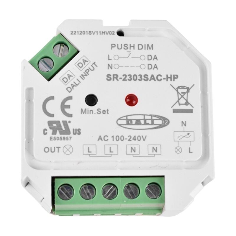 

TRIAC Dimmer DALI Control y PUSH 400W