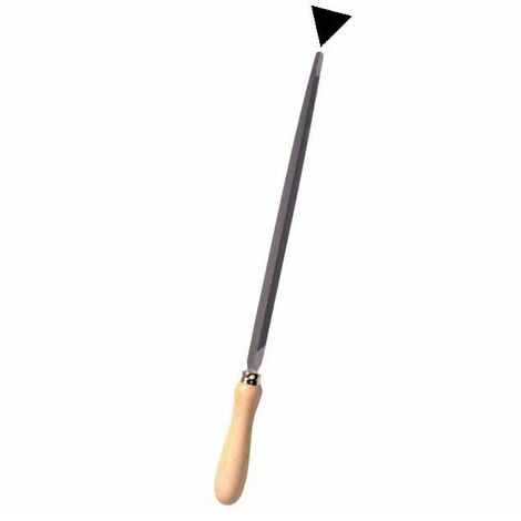 Triangle à bords vifs Slim 8" avec manche Le