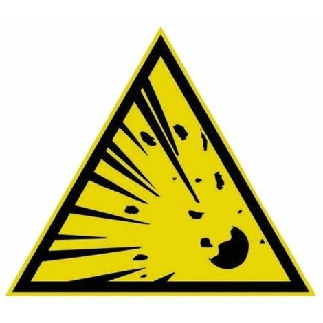Triangle Avertissement Danger409 Rigide 300 Mm N Atmosphereexplosive