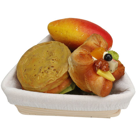 main image of "Triangle Bread Proving Basket Dough Proofing Basket Banneton Rattan Basket"