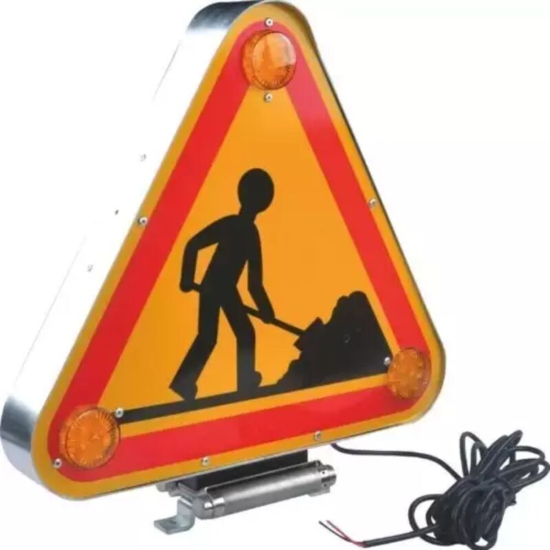 Sodiflash - Triangle double face à led, 700mm