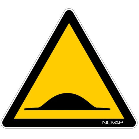 Triangle D'avertissement Danger 300 Mm - Attention Ralentisseur - NOVAP
