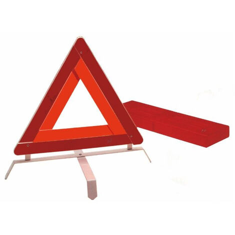 2 Triangles signalisation remorque Catadioptre triangulaire rouge - 16150x2  - MATOUTILS