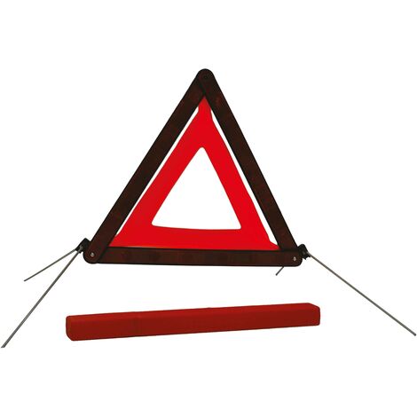 Triangle de présignalisation homologué pliable - Rouge