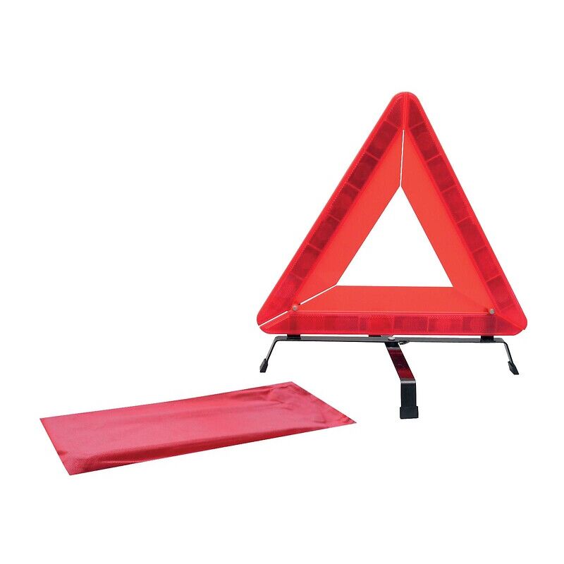 Viso - Triangle de sécurité réfléchissant Norme ece R27 avec sac de de transport longueur 440mm largeur 390mm hauteur 440 mm