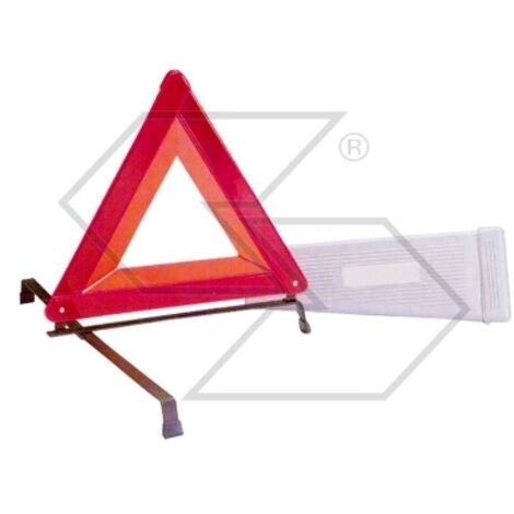 Triangle de signalisation pour véhicule stationnaire avec boîtier NEWGARDENSTORE