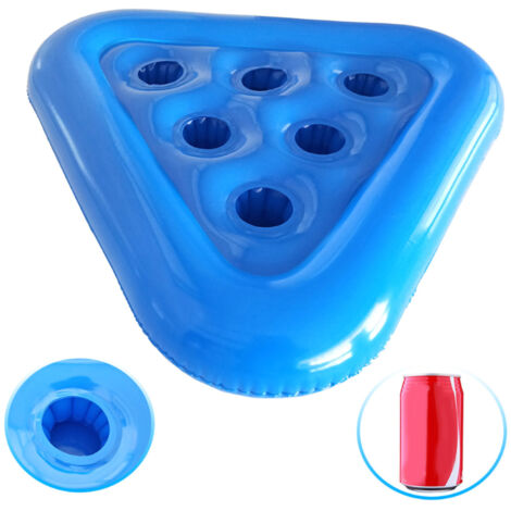 Triangle Inflatable Coaster Floating Beer Glass Holder Swimming Pool Coaster