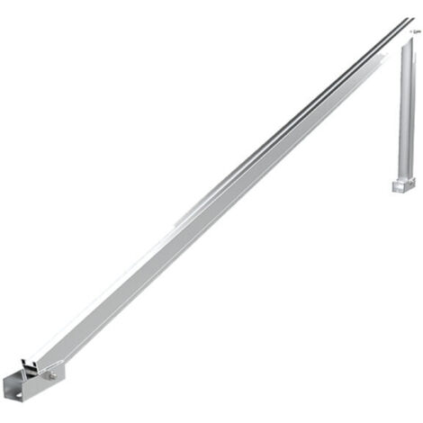 Triangle ouvert en aluminium pré-assemblé. Valable pour rails PSE-C y PSE-A 15º - L.1750 mm