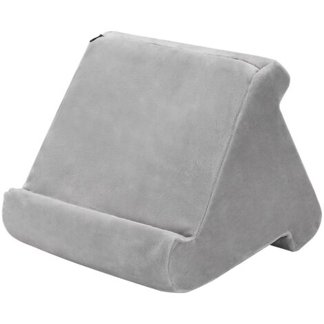 Triangle Pillow Stand Lap Cushion Backrest Reading Bed Rest Pillow Holder for Tablet Mobile Phone