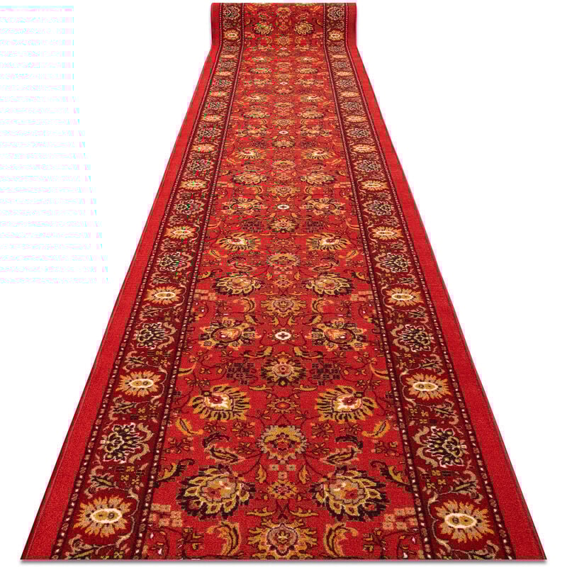 Rugsx - Triangles de couloir tradycja traditionnel antidérapants Rouge gomme 100cm red 100x140 cm